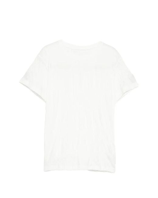 Y's Yohji Yamamoto White Crew Neck T-Shirt