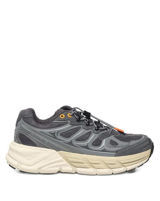 Baracuta Gray Round-One Sneakers for men
