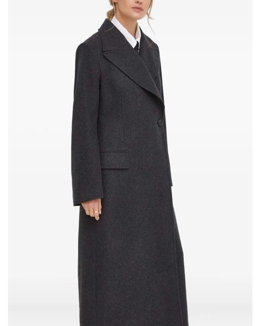 Tiger Of Sweden Blue Double-Breasted Wool Coat