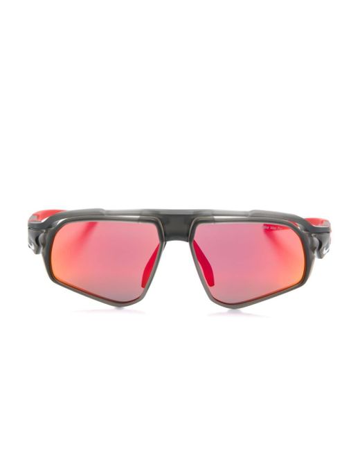Nike Pink Flyfree Biker-style Frame Sunglasses
