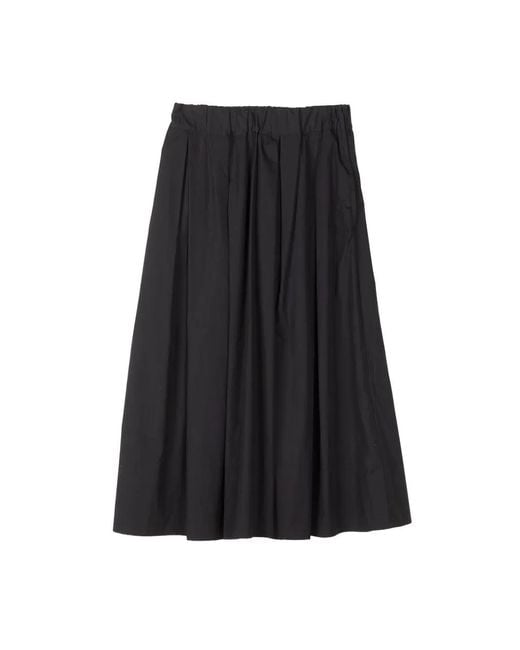 Stylein Black Jorina Pleated Skirt