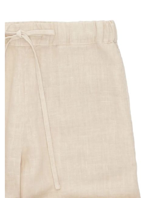 Fortela White Drawstring Trousers