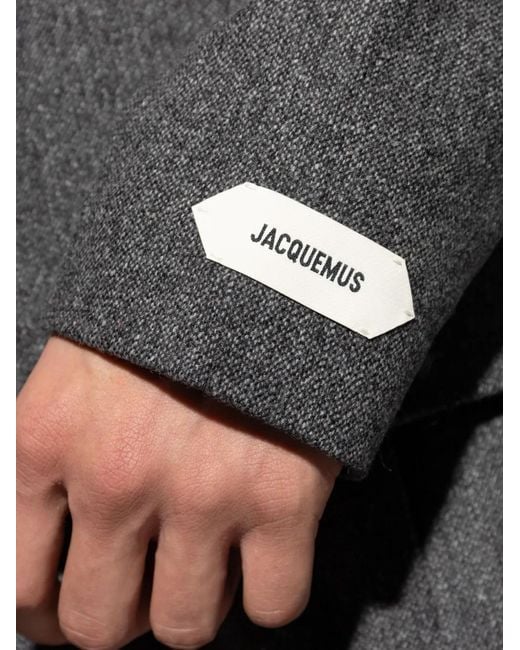 Jacquemus Black Sera V-Neck Button Jacket for men