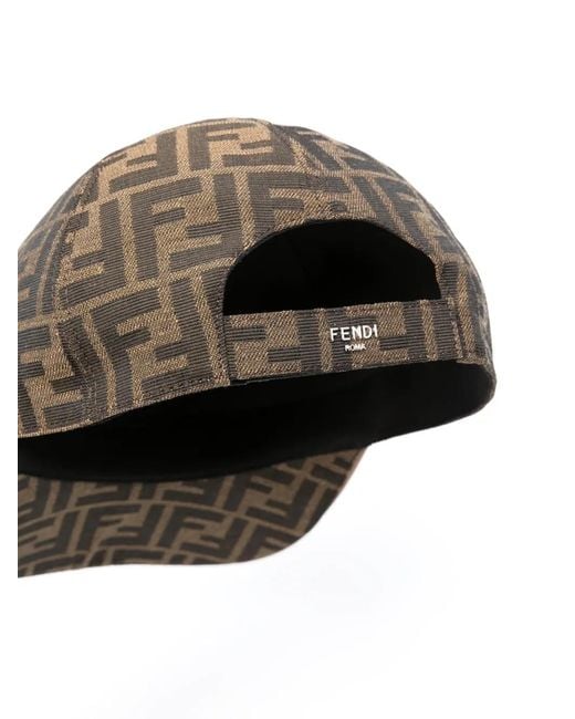 Fendi Multicolor Embroidered Polyester Blend Baseball Cap for men