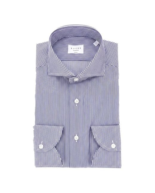 Xacus Blue Striped Shirt for men