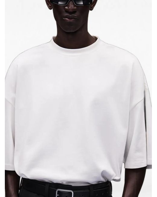 Entire studios White Drop-Shoulder Oversized T-Shirt
