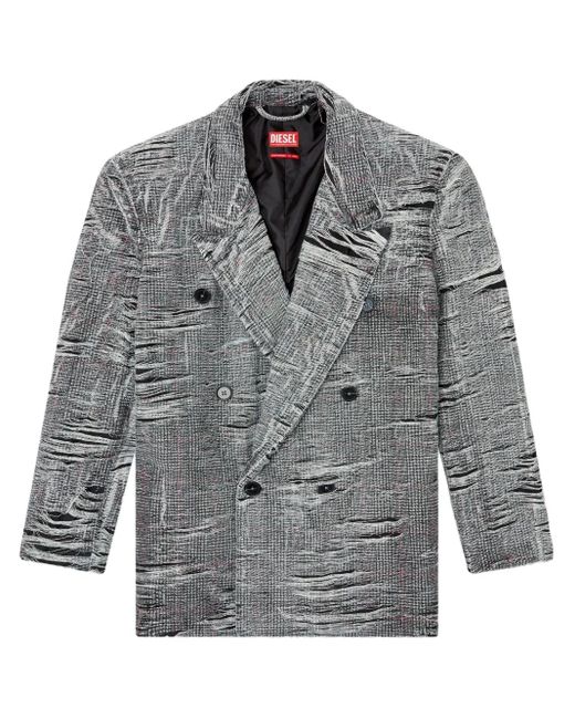 DIESEL Gray Blazer for men