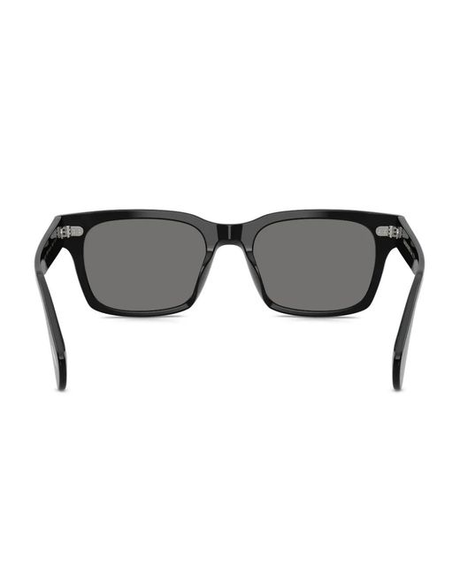 Oliver Peoples Gray Ryce Square-Frame Sunglasses