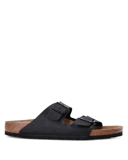 Birkenstock Black Arizona Buckle-Strap Sandals for men