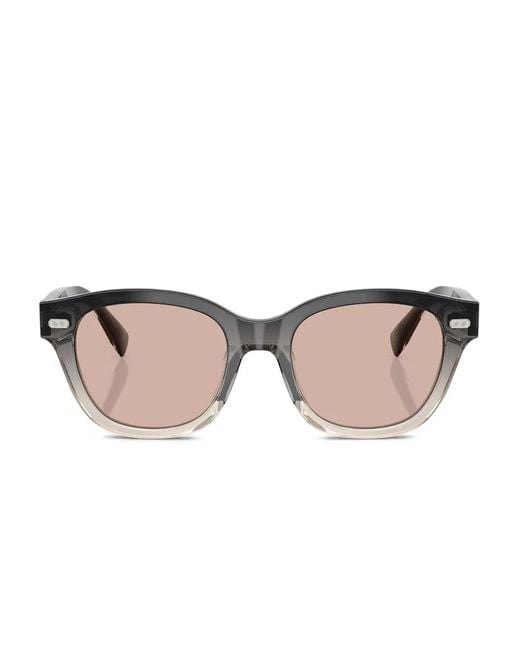 Brunello Cucinelli Natural Square-Frame Sunglasses