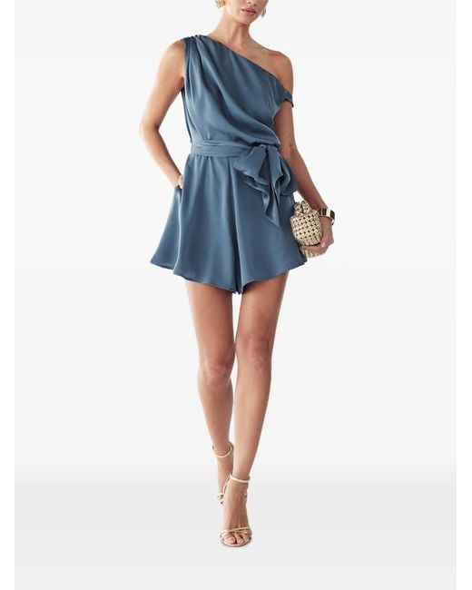 Willa Blue Tie-Fastening Playsuit