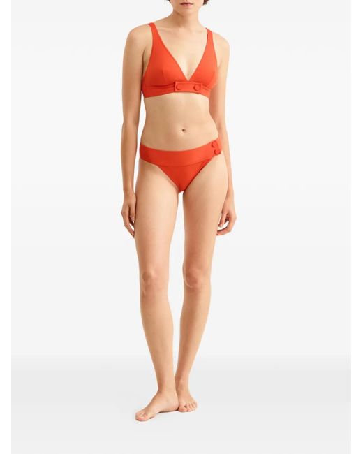 Eres Red Button-Detail Bikini Briefs