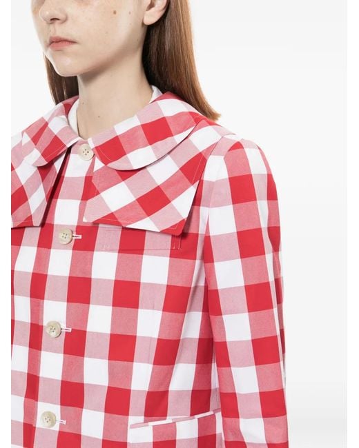 Comme des Garçons Gingham Collared Jacket