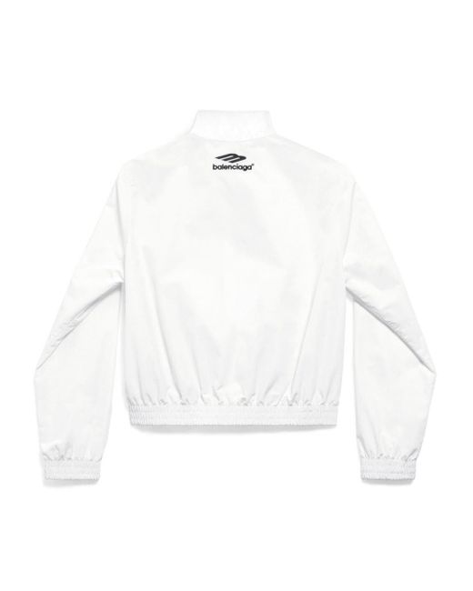 Giacca sportiva con stampa di Balenciaga in White