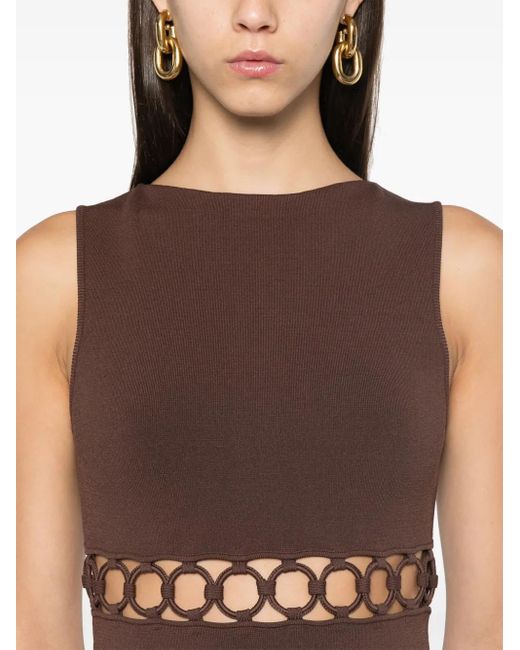 Cult Gaia Purple River Midi Dress