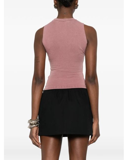 OTTOLINGER Pink Donut Exo Cut-Out Tank Top