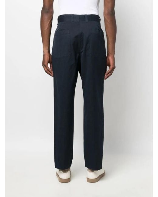 Vince Blue Straight-Leg Chino Trousers for men