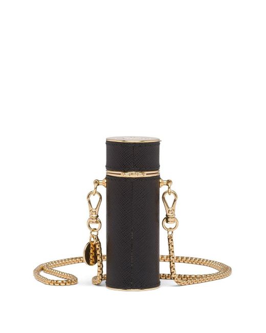 Prada レザー リップ ケース カラー ブラック Lyst Prada レザー リップ ケース カラー ブラック Lyst