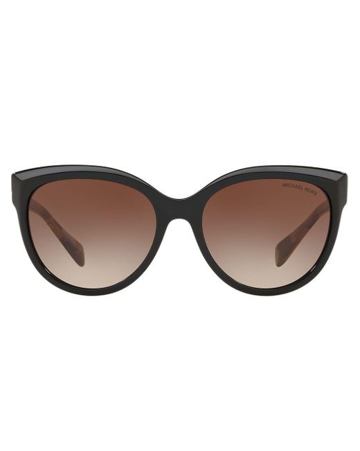Oversized frame sunglasses Michael Kors en coloris Black