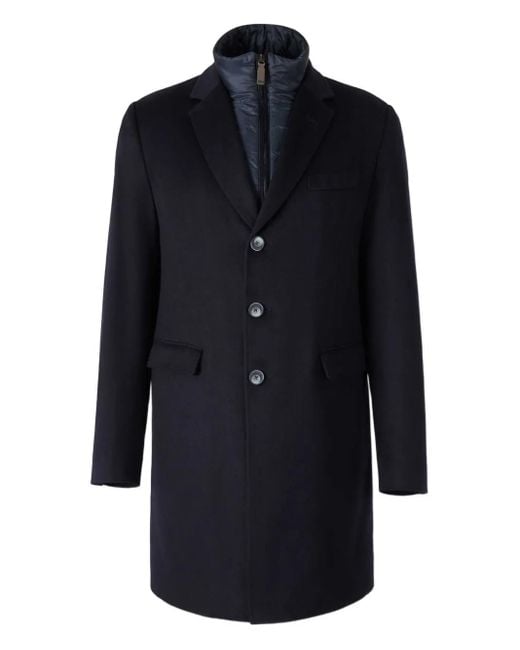 Herno Mantel mit abnehmbarem Futter in Blue für Herren