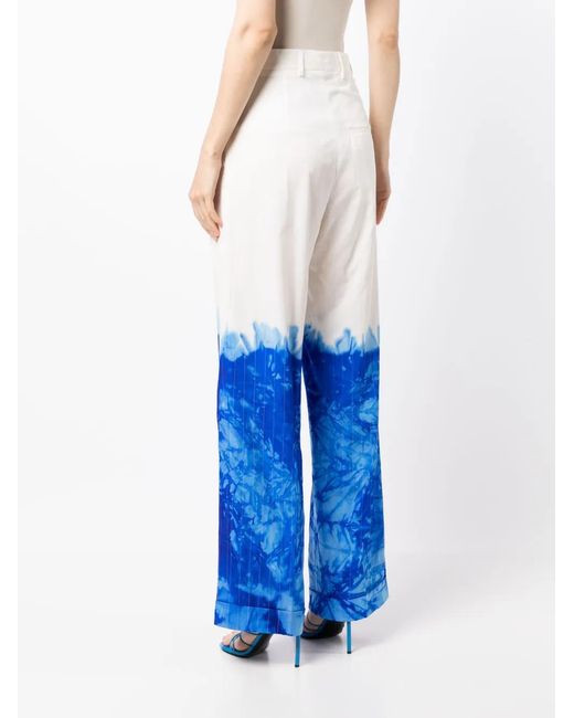 Stain Shade Wollen Broek in het Blue