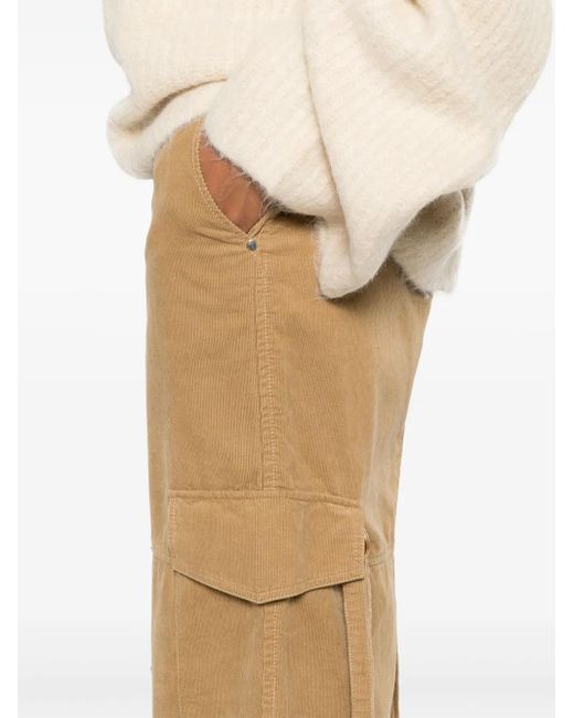 Dorothee Schumacher コーデュロイ カーゴミディ スカート Natural