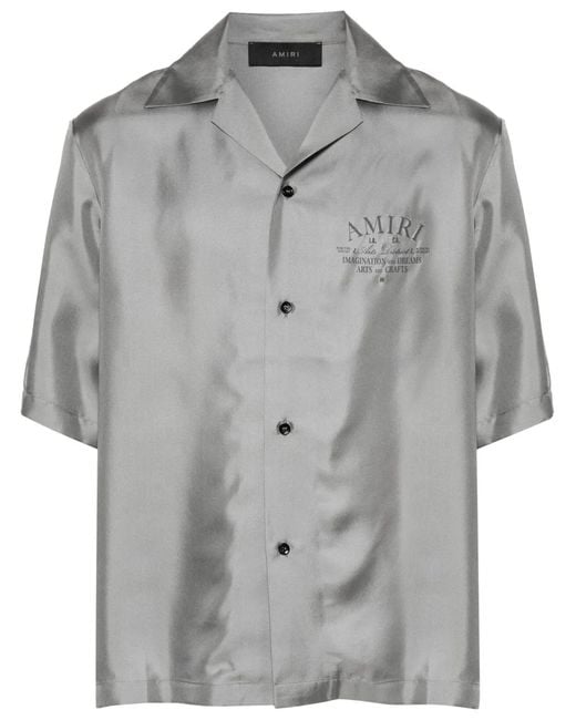 Amiri Gray Arts District Shirt for men
