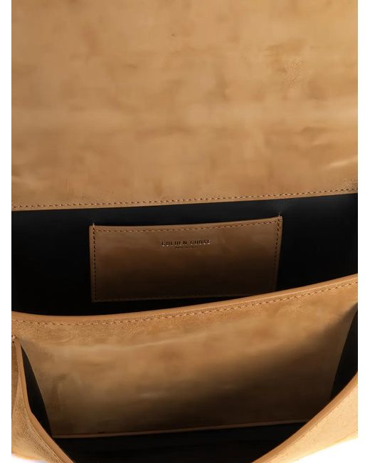 Golden Goose Deluxe Brand Brown Small Venezia Top Handle Leather Tote