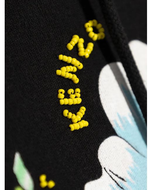KENZO Gray Cotton Hoodie