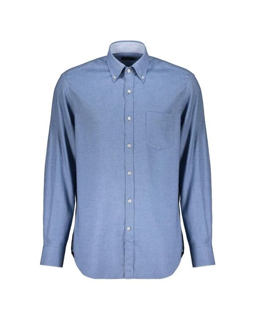 Paul & Shark Button-Down Overhemd in het Blue voor heren