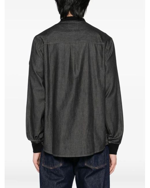 SPORT b. by agnès b. Black Logo-Patch Jacket for men