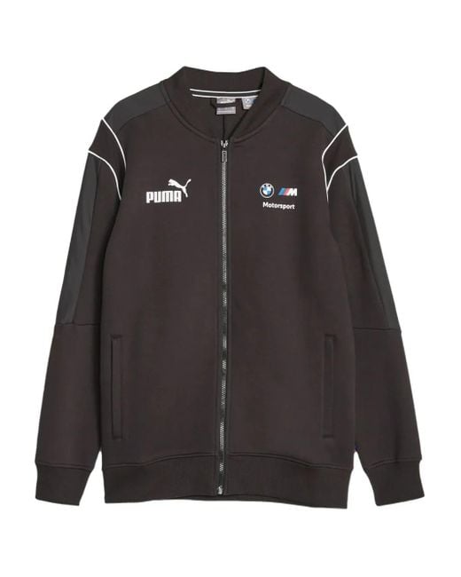 PUMA Black X Bmw Motorsport Zip-Up Sweatshirt for men