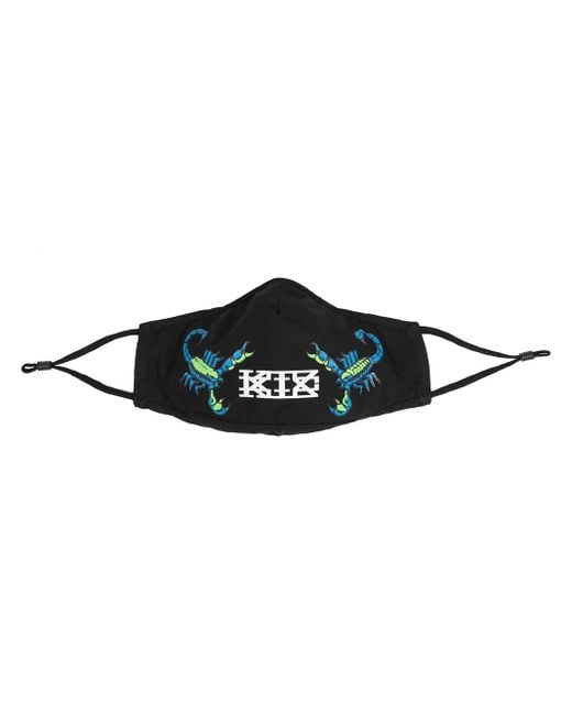 KTZ Black Scorpion-Print Face Mask