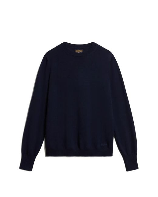 Woolrich Blue Crew-Neck Sweater