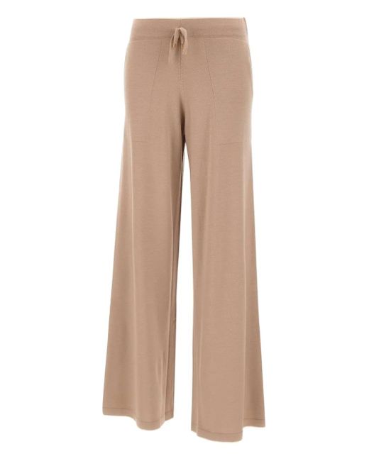 Pantalones con cinturilla elástica Eleventy de color Natural