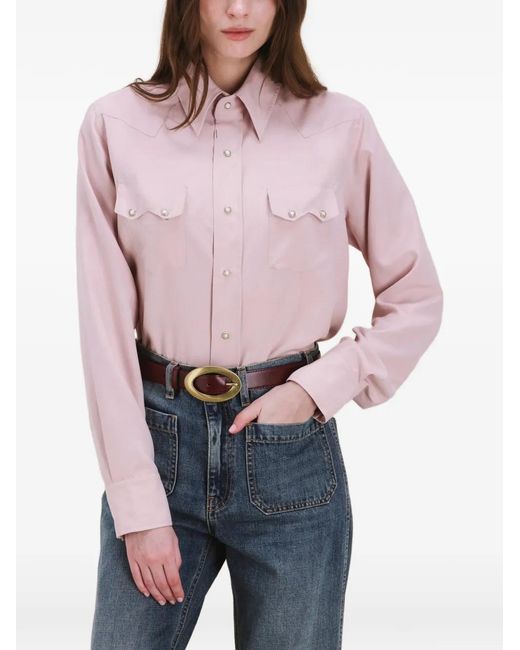Fortela Pink Toledo Silk Shirt