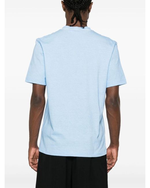 Logo-print cotton T-shirt DSquared² pour homme en coloris Blue