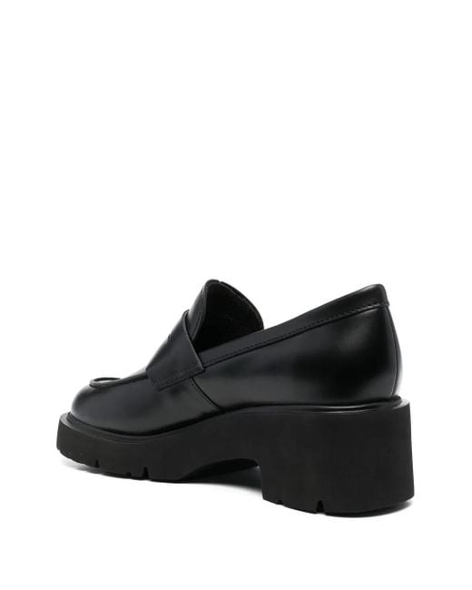 Camper Black Moccasins