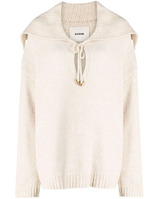 Aeron Pearl Oversized Jumper in Natural | Lyst Canada