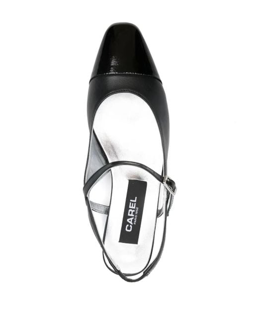 CAREL PARIS Black Oceano Ballet Flats
