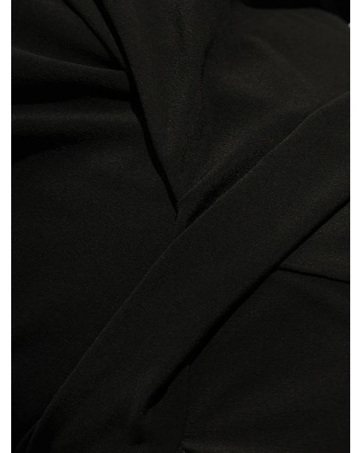 Rick Owens Midi-Wikkeljurk in het Black