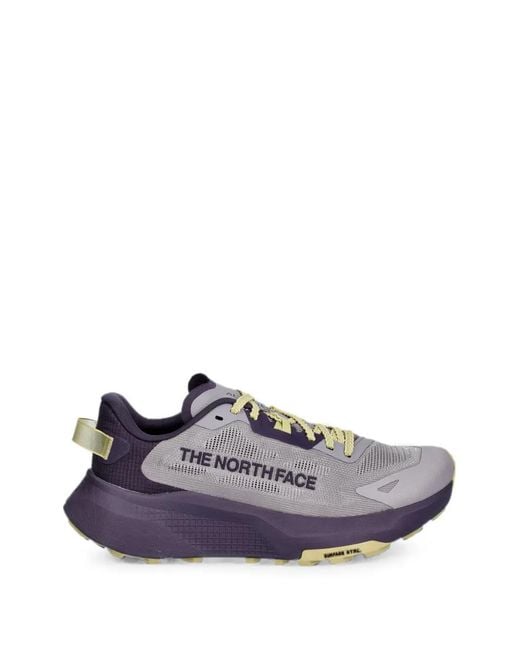 The North Face White Logo-Print Panelled Sneakers