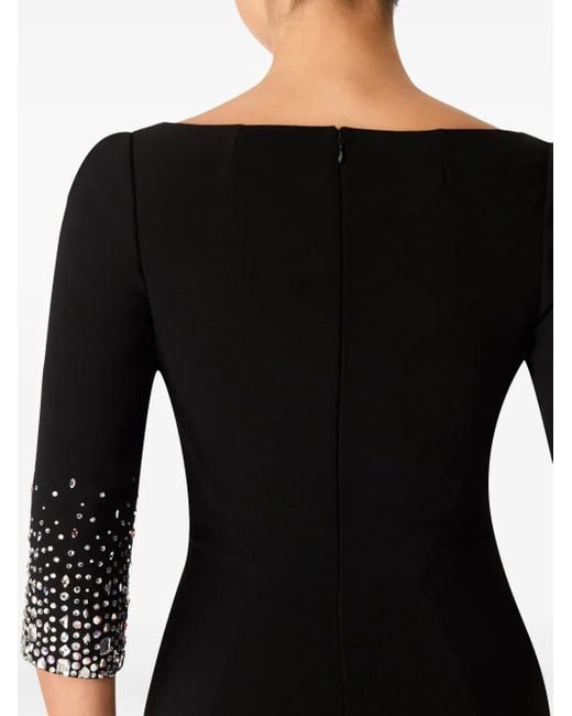 Jenny Packham Black Rosebud Dress
