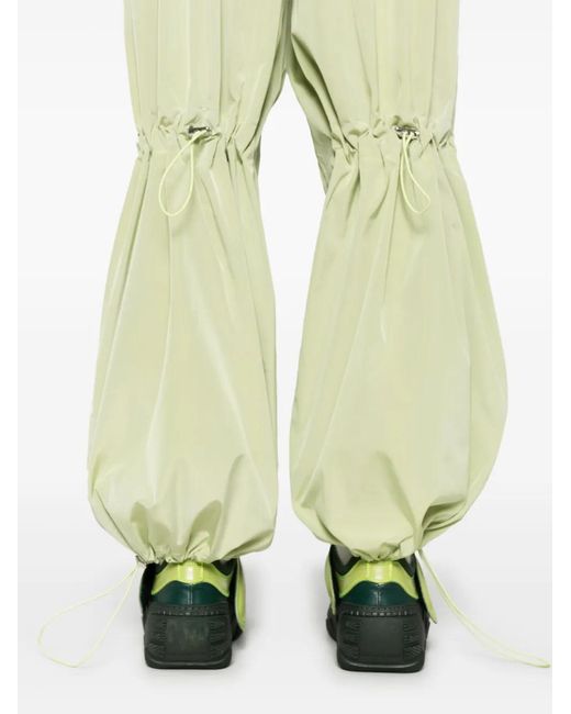 Charlie Constantinou Green Adjustable-Knee Trousers for men