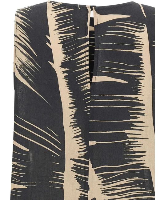 Kaos Gray Brushstroke Print Tank Top