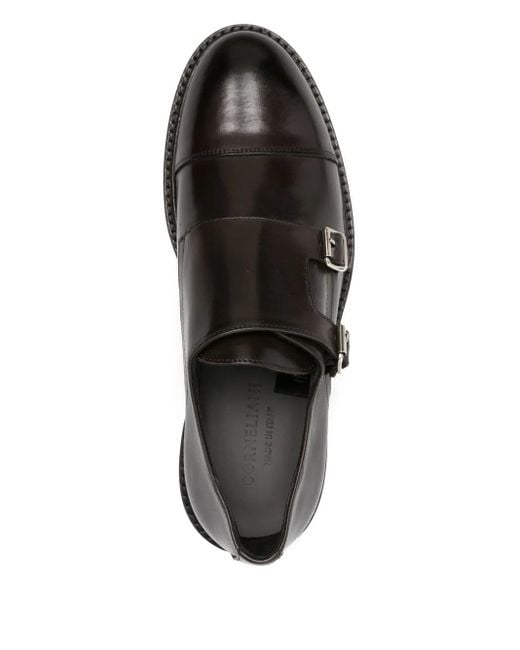 Corneliani Brown Flat Shoes for men