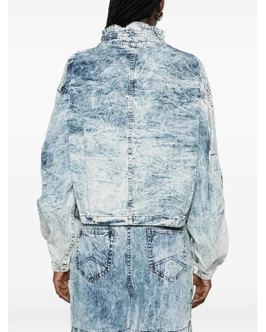Isabel Marant Blue Plume Cotton Jacket