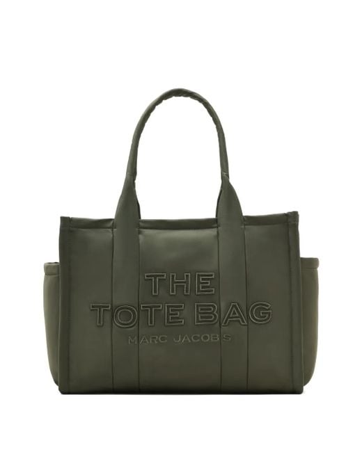 Marc Jacobs Green Large The Tote Bag Puffy Nylon Bag