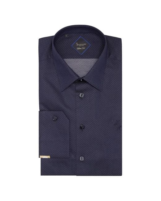Billionaire Blue Chemise À Manches Longues for men