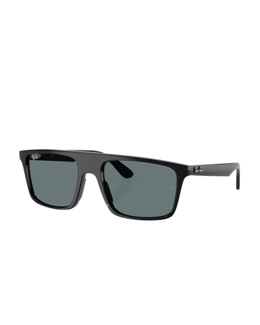 Ray-Ban Gray Square-Frame Sunglasses
